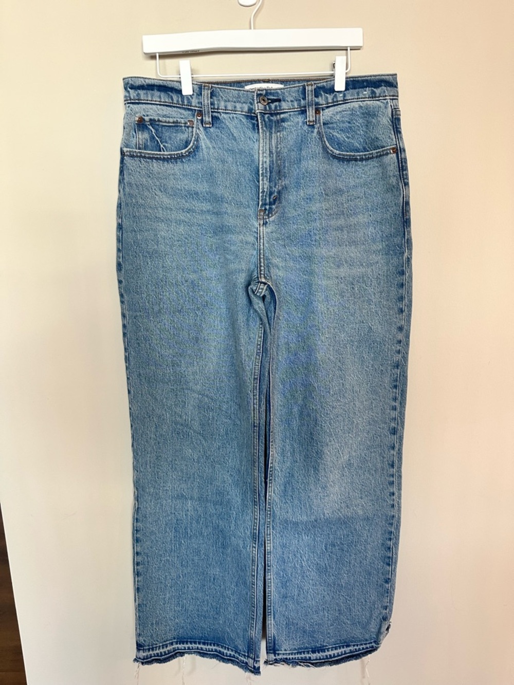 Abercrombie & Fitch Light Blue Straight Leg Jeans